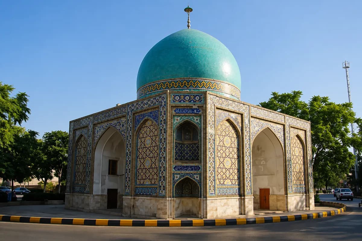 The Mausoleum of Imamzadeh Gonbad Sabz